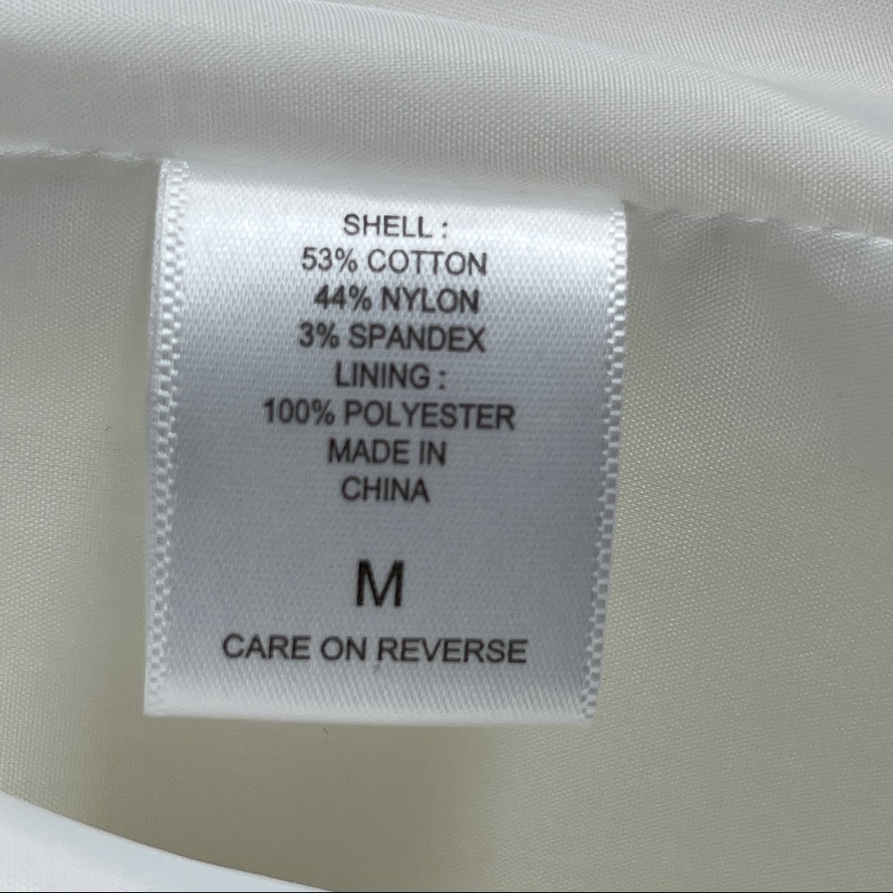 New York & Company Asymmetrical Zip Rain Coat Sz M - Picture 13 of 13